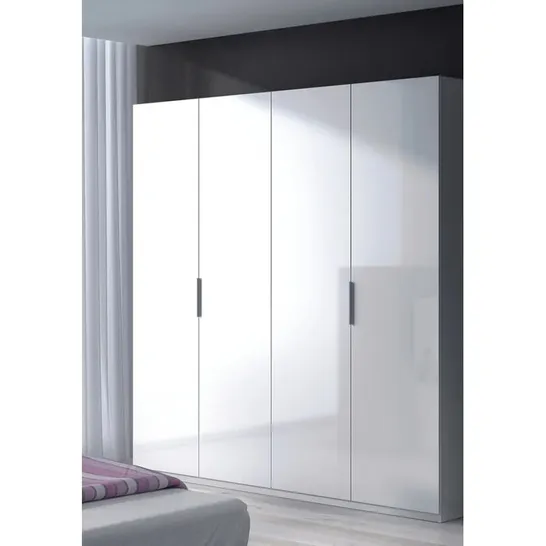 BOXED CASSADEE 4 DOOR WARDROBE (2 BOXES)