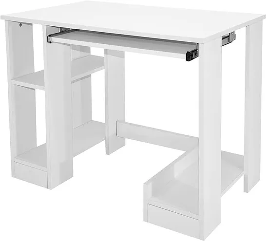 IND COMPUTER TABLE WITH 3 SHELVES - COLLECTION ONLY