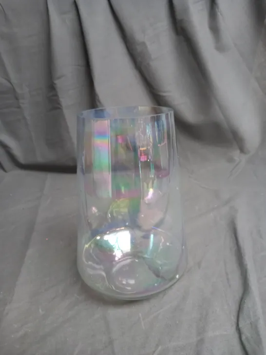 LUXENOA IRIDESCENT VASE - SMALL