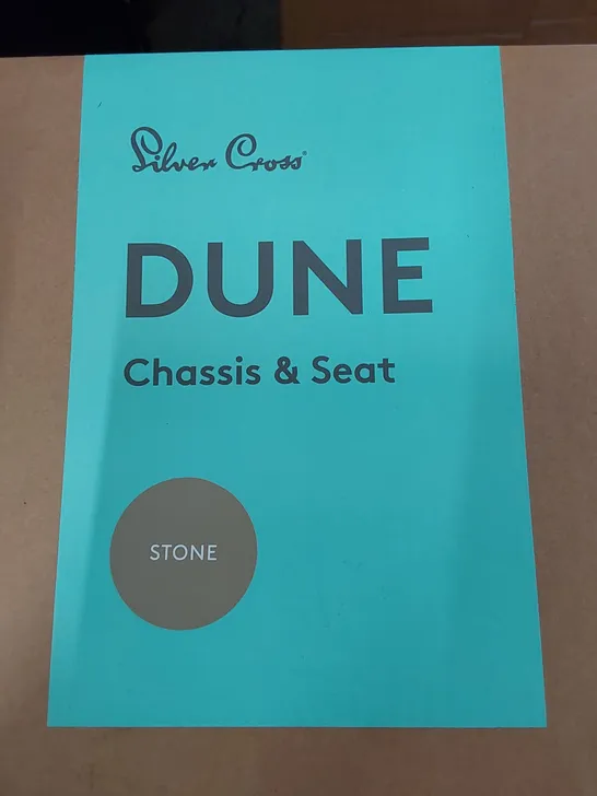 BOXED SILVER CROSS DUNE CHASSIS & SEAT - STONE 