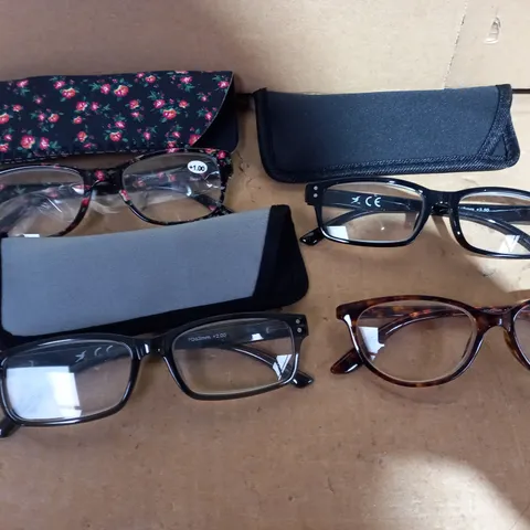 LOT OF 4 PAIRS OF CORRECTION GLASSES