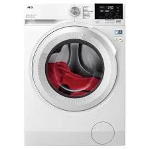 AEG 7000 LWR7175M2B FREESTANDING WASHER DRYER, 7KG/5KG LOAD, 1400RPM SPIN, WHITE