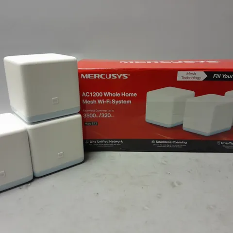 BOXED MERCUSYS AC1200 WHOLE HOME MESH WI-FI SYSTEM