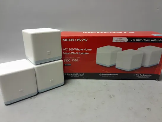 BOXED MERCUSYS AC1200 WHOLE HOME MESH WI-FI SYSTEM