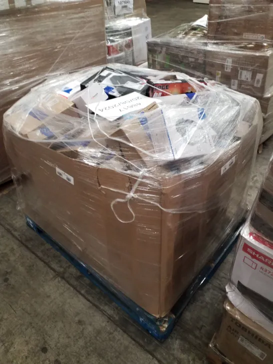 PALLET OF APPROXIMATELY 200 UNPROCESSED RAW RETURN HOUSEHOLD AND ELECTRICAL GOODS TO INCLUDE;