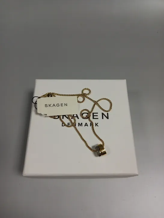 BOXED SKAGEN DROP PENDANT NECKLACE 