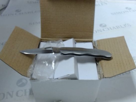 BOX OF APPROXIMATELY 240 PK9836 SMALL POCKET KNIVES 