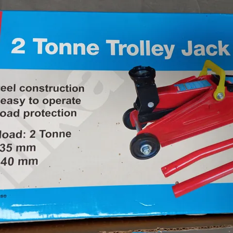 BOXED HILKA 2 TONNE TROLLEY JACK