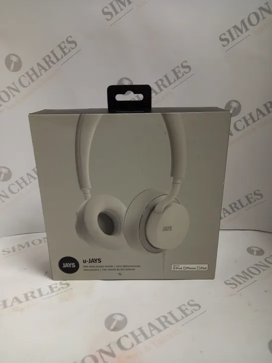 BOXED JAYS U-JAYS HEADPHONES WHITE