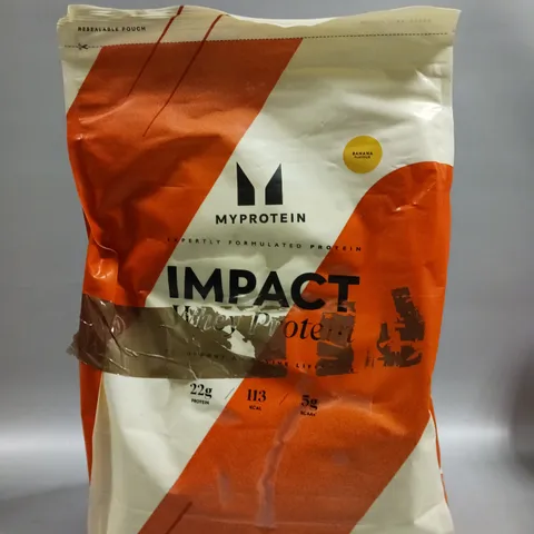 SEALED MYPROTEIN IMPACT WHEY PROTEIN - BANANA 2.5KG 