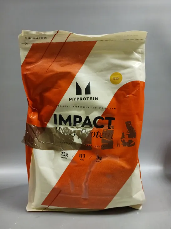 SEALED MYPROTEIN IMPACT WHEY PROTEIN - BANANA 2.5KG 