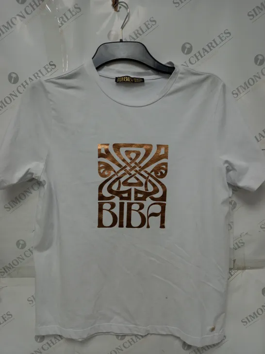 BIBA LOGO T-SHIRT WHITE 