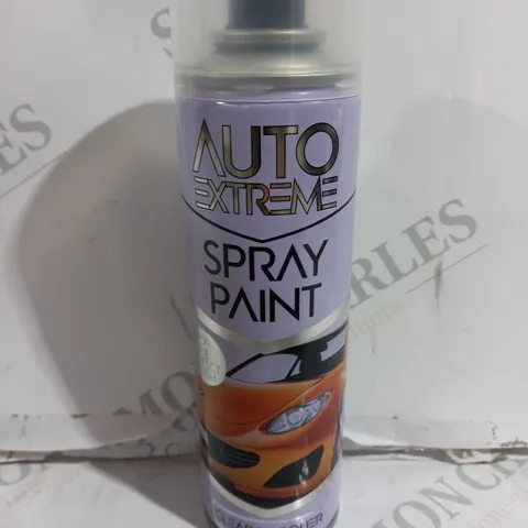BOX OF 24 AUTO EXTREME SPRAY PAINT IN CLEAR LACQUER - 250ML