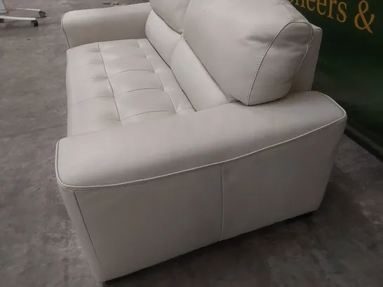 QUALITY DESIGNER ITALIAN MADE ARENA 3 SEATER LEATHER UPHOLSTERED SOFA 