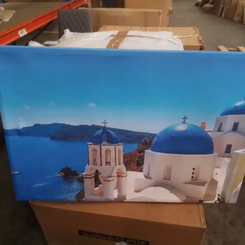 SANTORINI WONDER GREECE- WRAPPED CANVAS PHOTGRAPH 