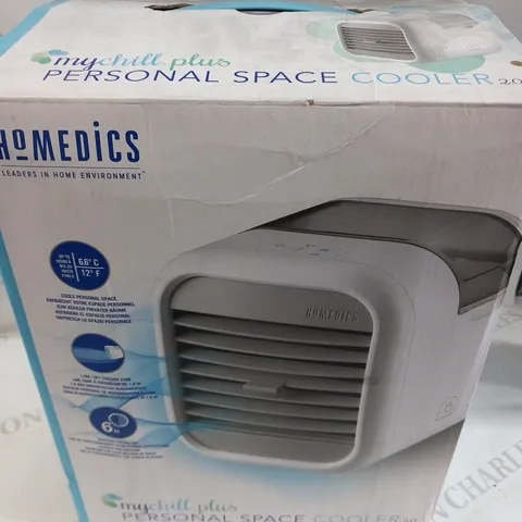 BOXED HOMEDICS MY CHILL PLUS PERSONAL SPACE COOLER 2.0 PAC-35WT-EU2