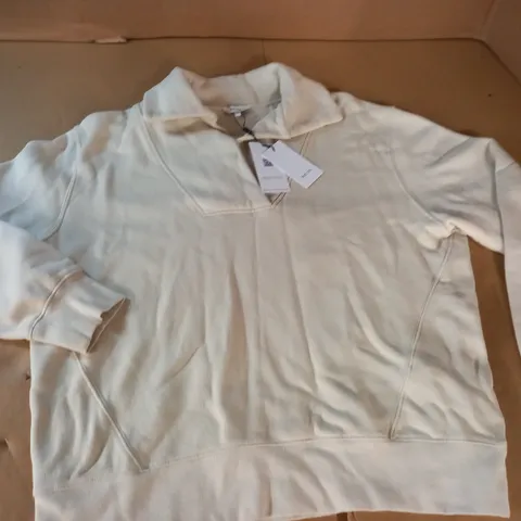 REISS CREAM PULL OVER JUMPER - M