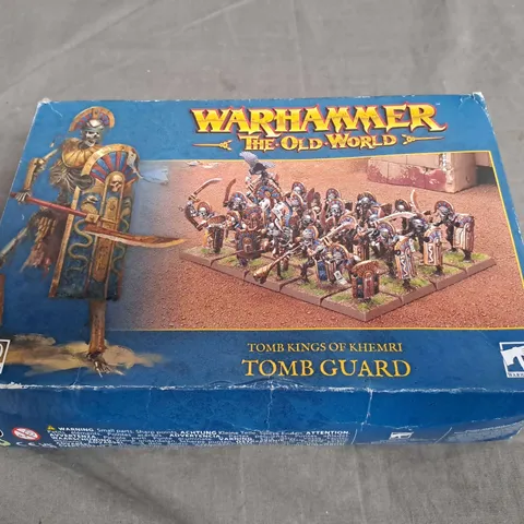 BOXED WARHAMMER THE OLD WORLD TOMB GUARD SET 