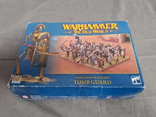 BOXED WARHAMMER THE OLD WORLD TOMB GUARD SET 