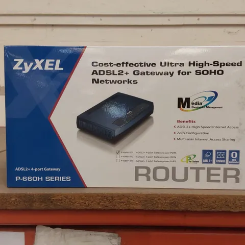 BOXED ZYXEL ADSL2 + GATEWAY ROUTER