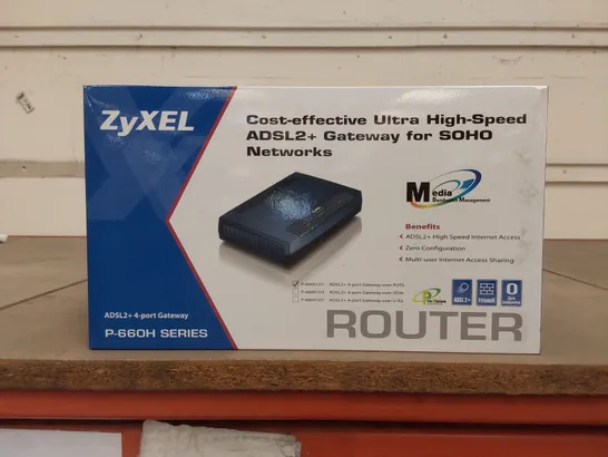 BOXED ZYXEL ADSL2 + GATEWAY ROUTER