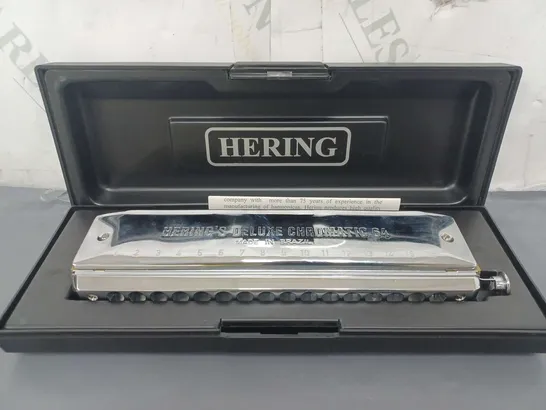 HERING 6164 DELUXE CHROMATIC HARMONICA