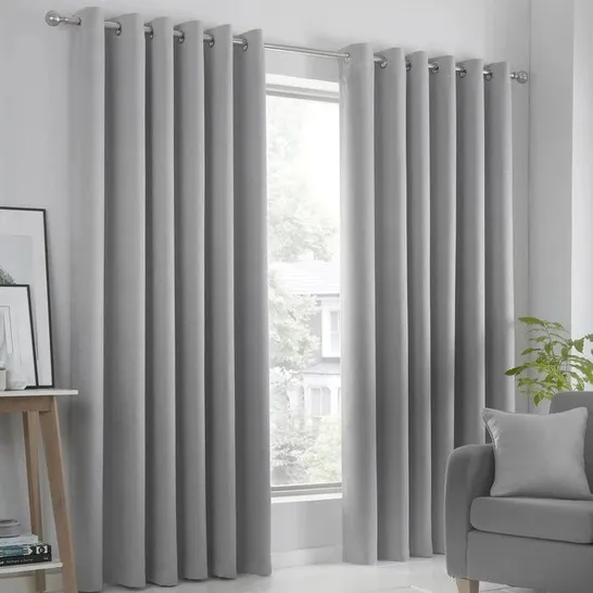 FUSION LIGHT REDUCING CURTAINS APPROX 46 X 90"