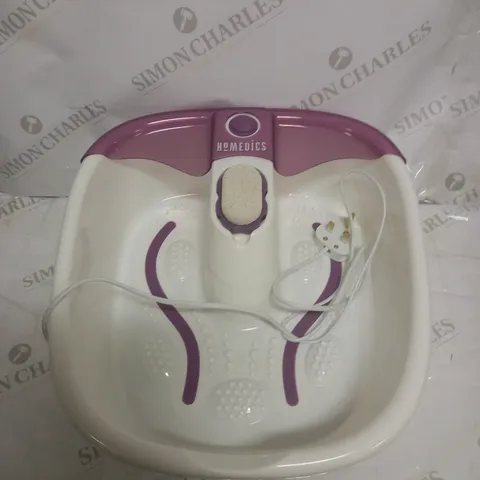 HOMEDICS BUBBLEMATE FOOT SPA AND MASSAGER