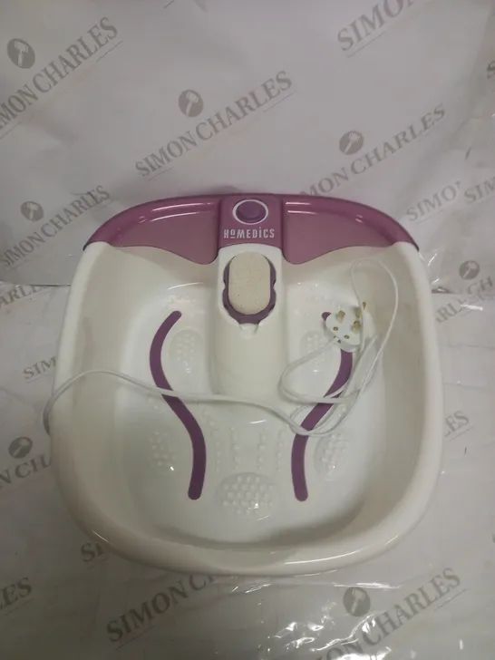 HOMEDICS BUBBLEMATE FOOT SPA AND MASSAGER