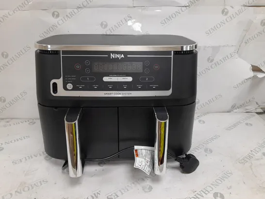 BOXED NINJA FOODI MAX DUALZONE AIR FRYER IN BLACK