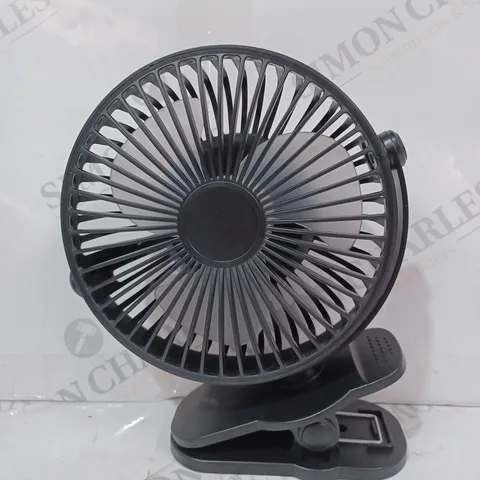 BOXED UNBRANDED USB DESK FAN IN BLACK