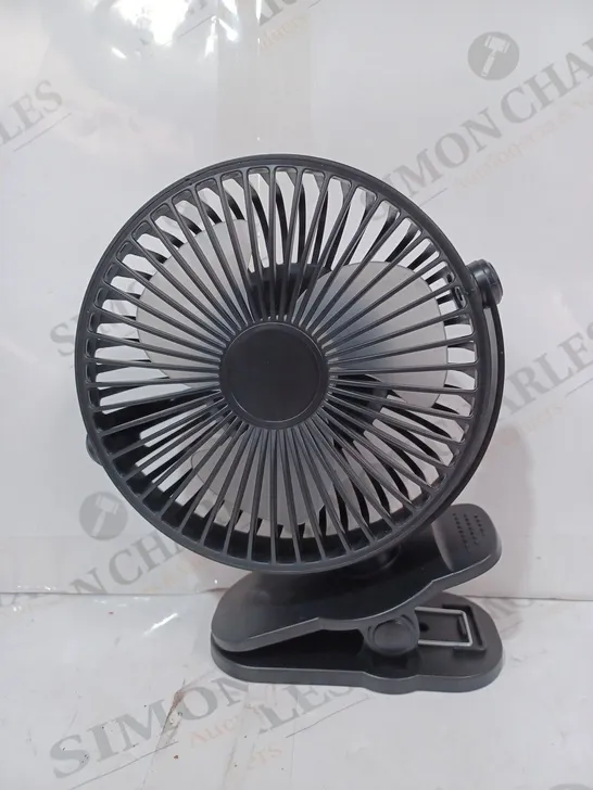 BOXED UNBRANDED USB DESK FAN IN BLACK