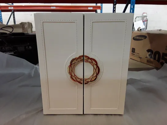 BOXED WHITE JEWELRY BOX