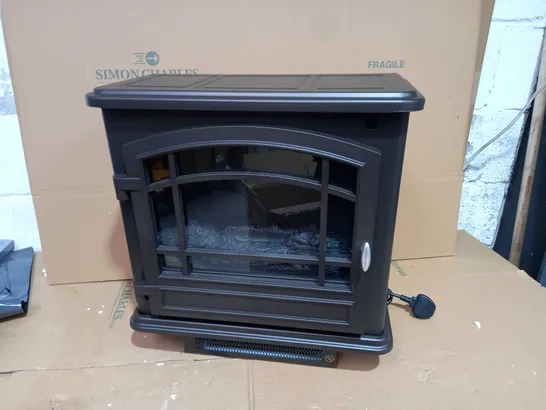 WARMLITE WINGHAM 2000W GREY ELECTRIC STOVE HEATER  