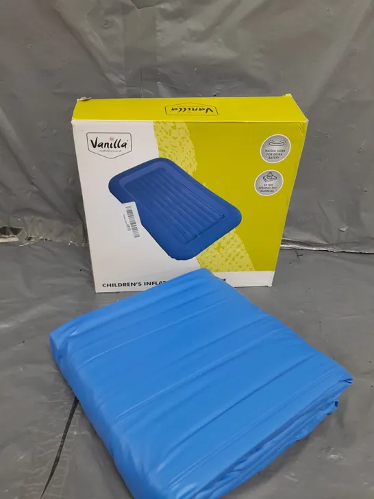 BOXED CHILDRENS INFLATABLE AIR BED 