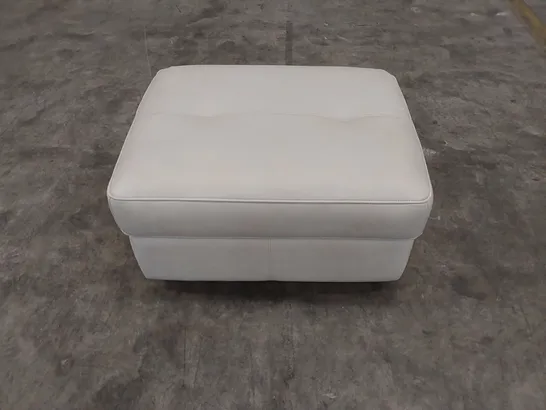 DESIGNER LEATHER OTTOMAN STORAGE FOOTSTOOL