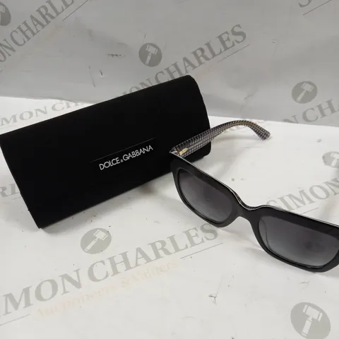 DOLCE & GABBANA DG 4286 BLACK/WHITE SUNGLASSES