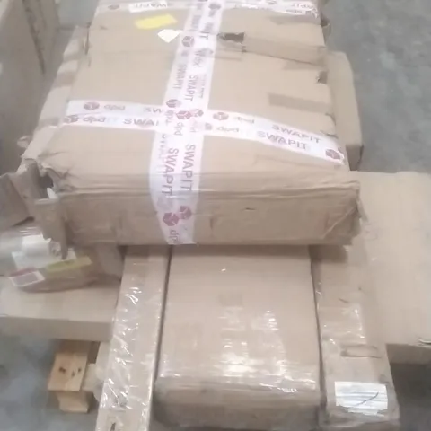 PALLET OF FLATPACK FURNITURE PARTS 