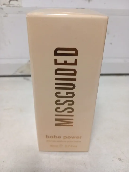 BOXED AND SEALED MISSGUIDED BABE POWER EAU DE PARFUM 80ML