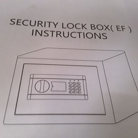 BOXED KACSOO ELECTRONIC SECURITY LOCK BOX