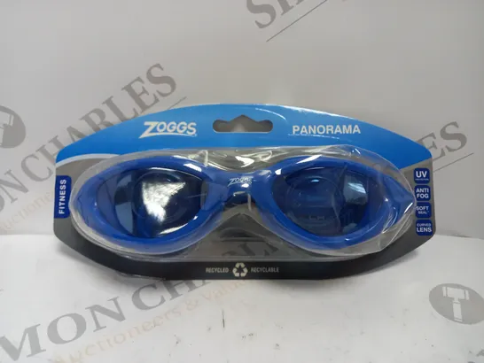 BOXED SEALED ZOGGS BLUE GREY TINT PANORAMA SWIMMING GOGGLES 