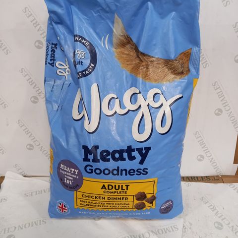 WAGG MEATY GOODNESS ADULT DOG FOOD - 12KG - BBE 18/07/23