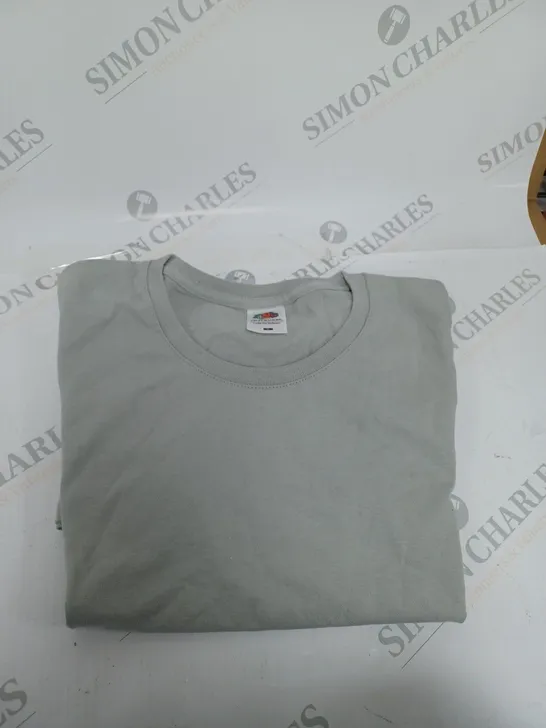 FRUIT OF THE LOOM GREY SHORT SLEEVE TSHIRT SIZE S