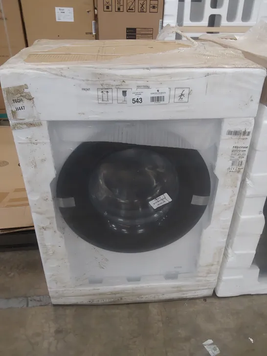 GRADE 1 HISENSE 7Kg WHITE WASHING MACHINE WFPV7012EM