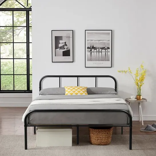 BOXED GARBO DOUBLE BED FRAME