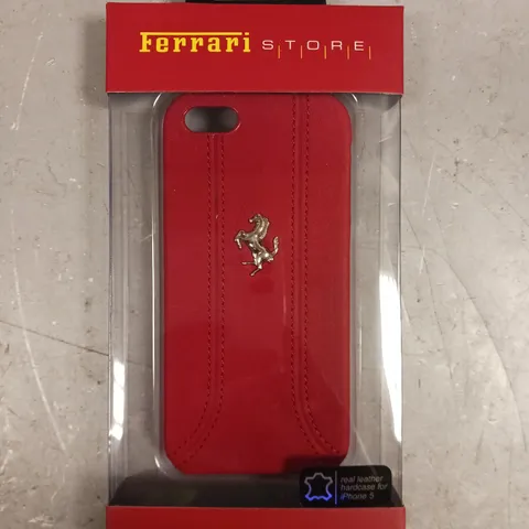 APPROXIMATELY 50 BOXED FERRARI STORE IPHONE 5 LEATHER PROTECTIVE CASES 