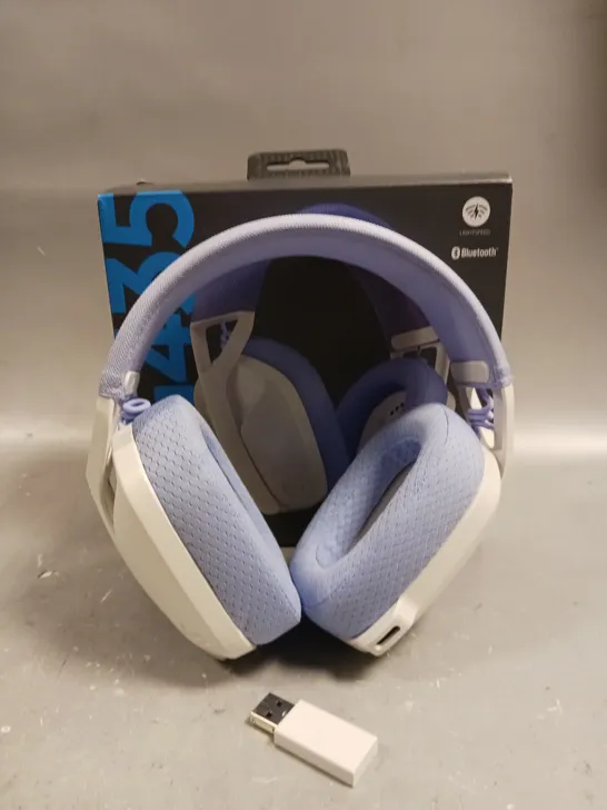 BOXED LOGITECH G435 LIGHTSPEED WIRELESS GAMING HEADSET 