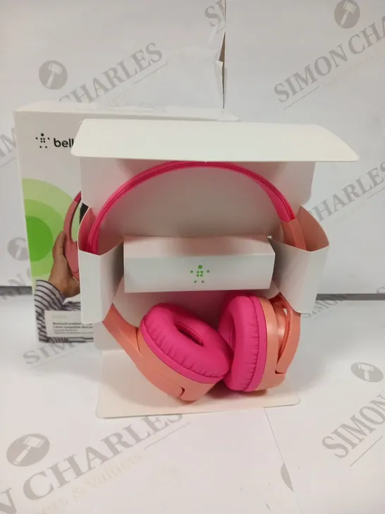 BOXED BELKIN SOUNDFORM MINI WIRELESS ON EAR HEADPHONES FOR KIDS