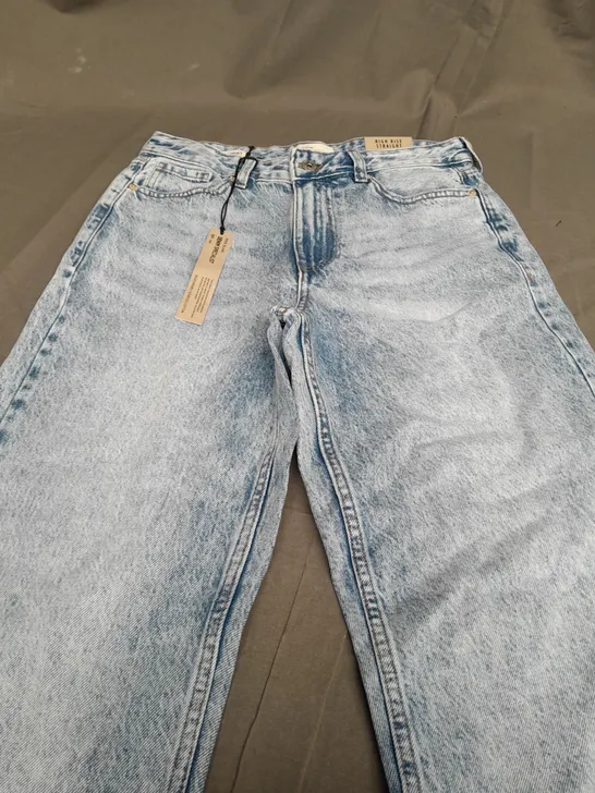 RIVER ISLAND DENIM SPECIALIST HIGH RISE STRAIGHT - UK 10L 