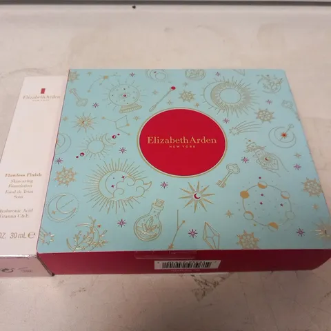 2 ASSORTED ELIZABETH ARDEN PRODUCTS TO INCLUDE; FLAWLESS FINISH AND RED DOOR GIFT SET